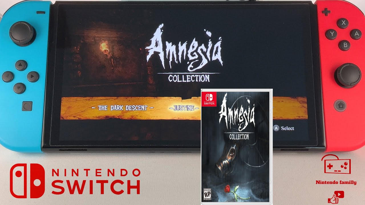 Amnesia Collection Nintendo Switch Oled gameplay 4k - YouTube