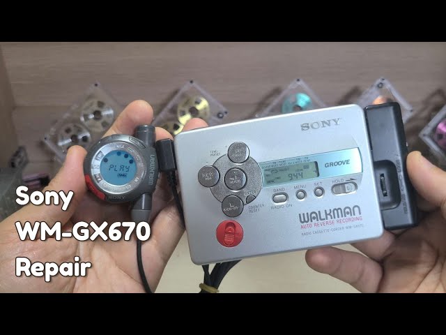 Sony WM-GX670 Repair Cassette Player Walkman - YouTube