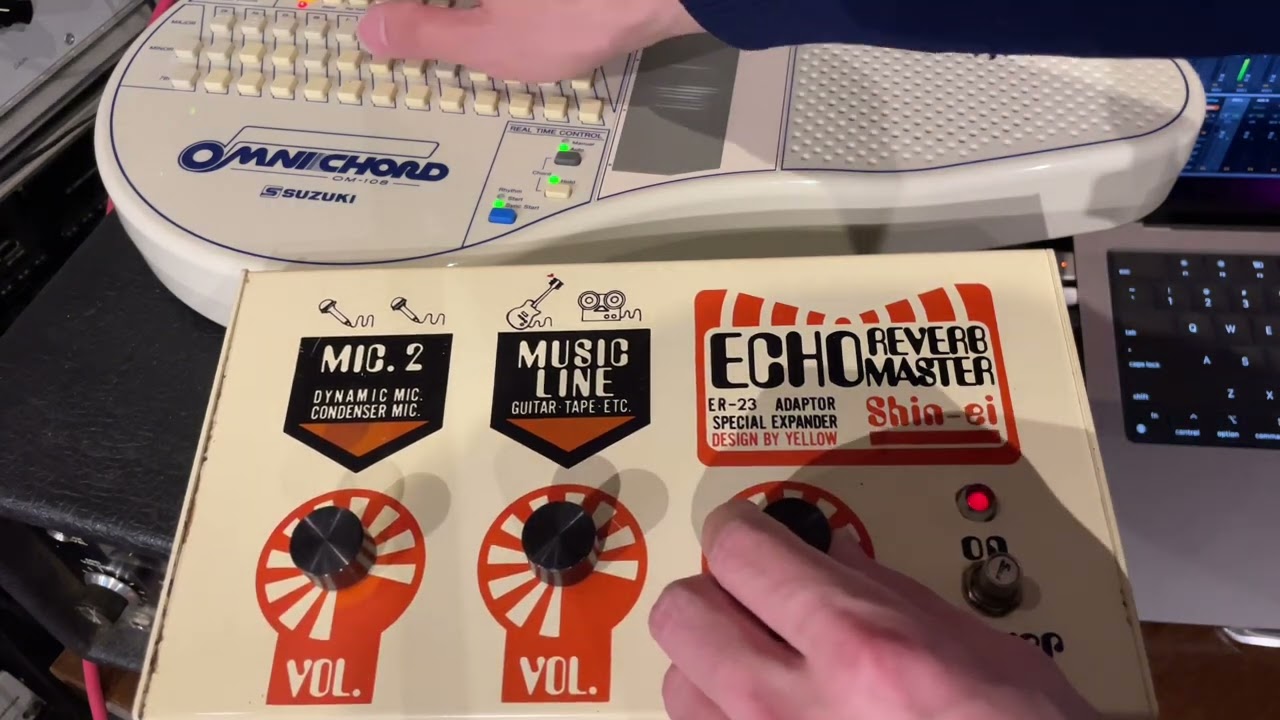 Shin-ei ER-23 Echo reverb master spring - YouTube