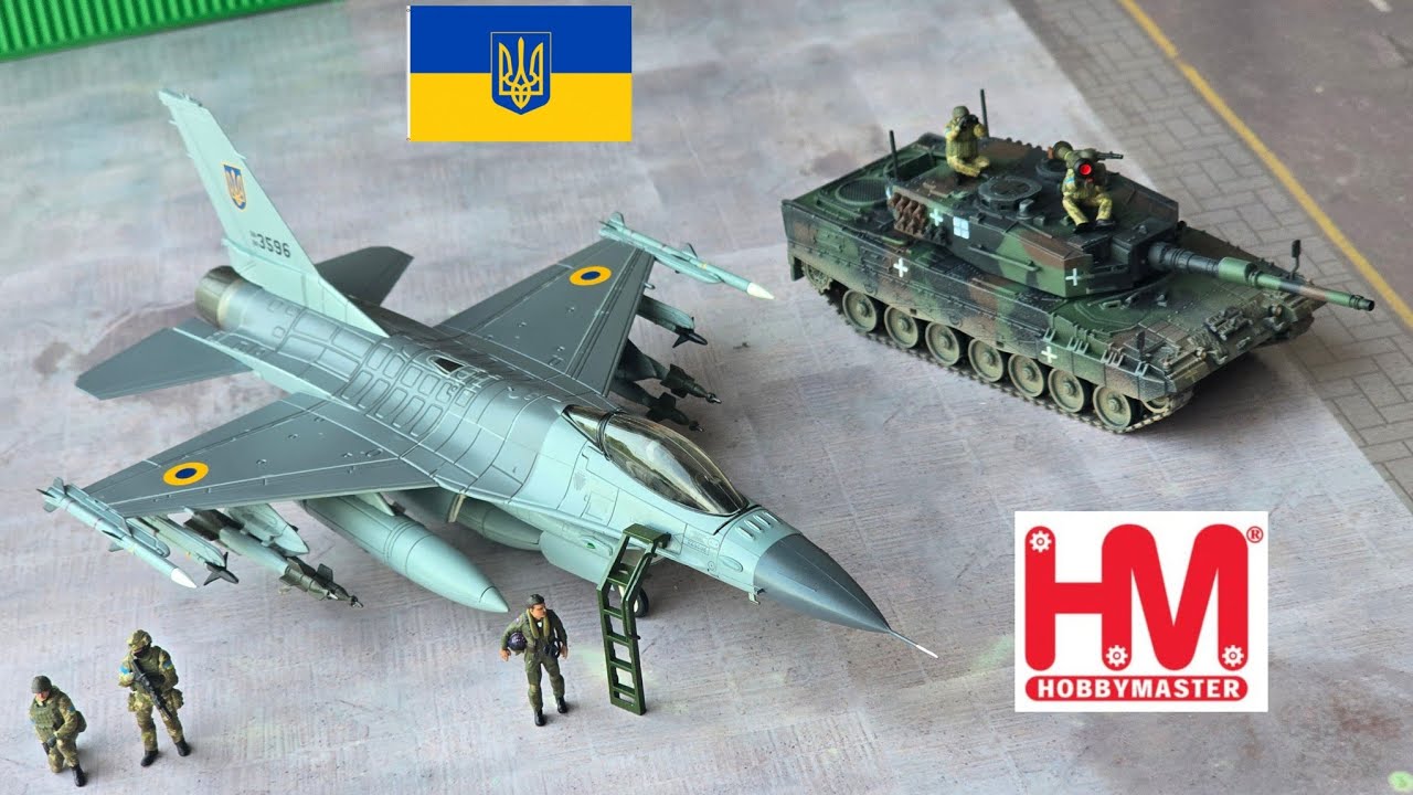 Hobby Master F16 Fighting Falcon Ukraine Air Force! Diecast model