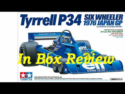 The Beast - Tamiya 1:20 Tyrrell P34 In Box Review #tamiya #tyrrell