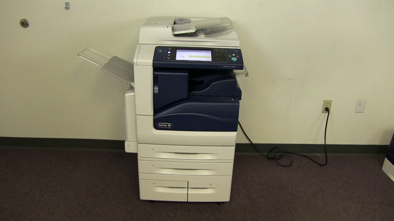 Xerox Workcentre 7835 Testing - YouTube