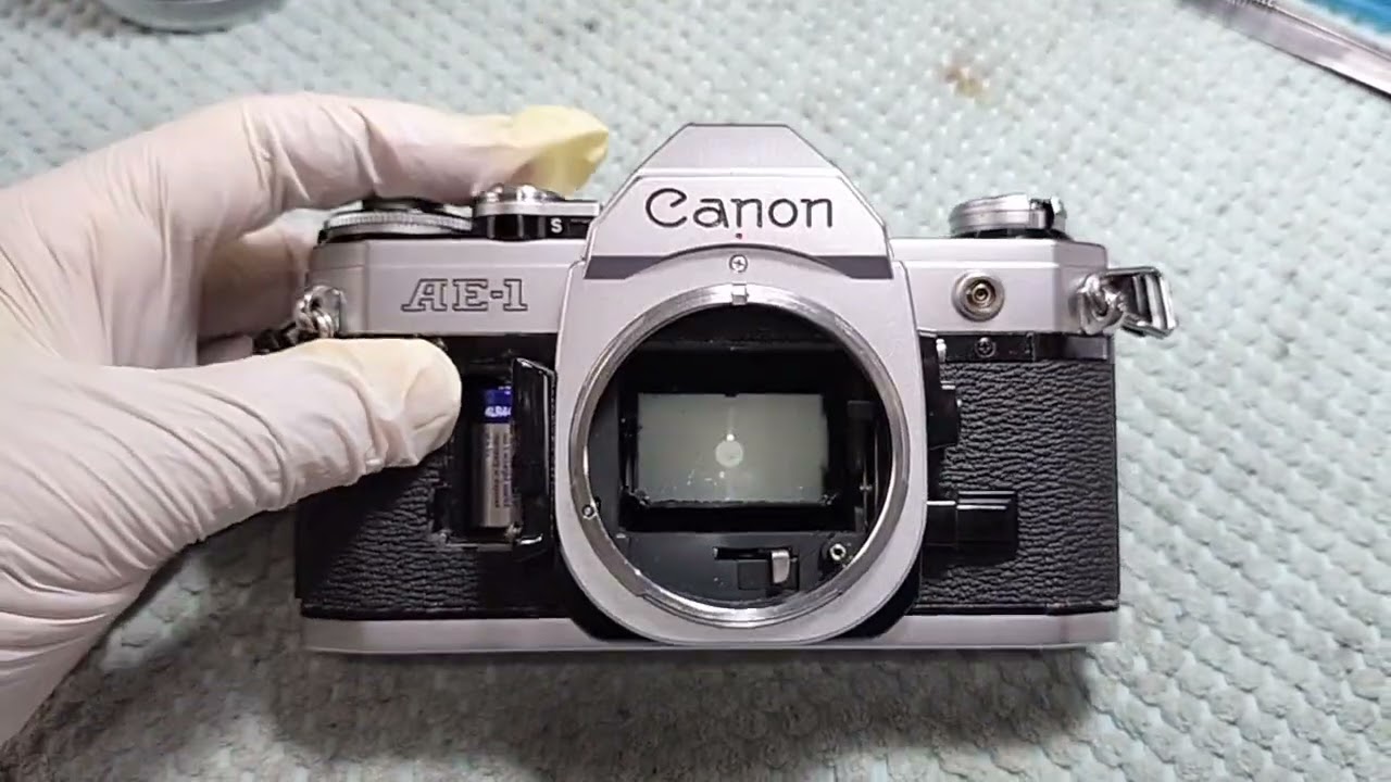 Canon AE-1 シャッター不具合 - YouTube