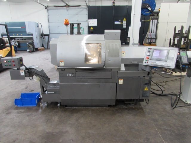 Citizen C16 Type IX CNC Swiss Screw w/LNS Barfeed - YouTube