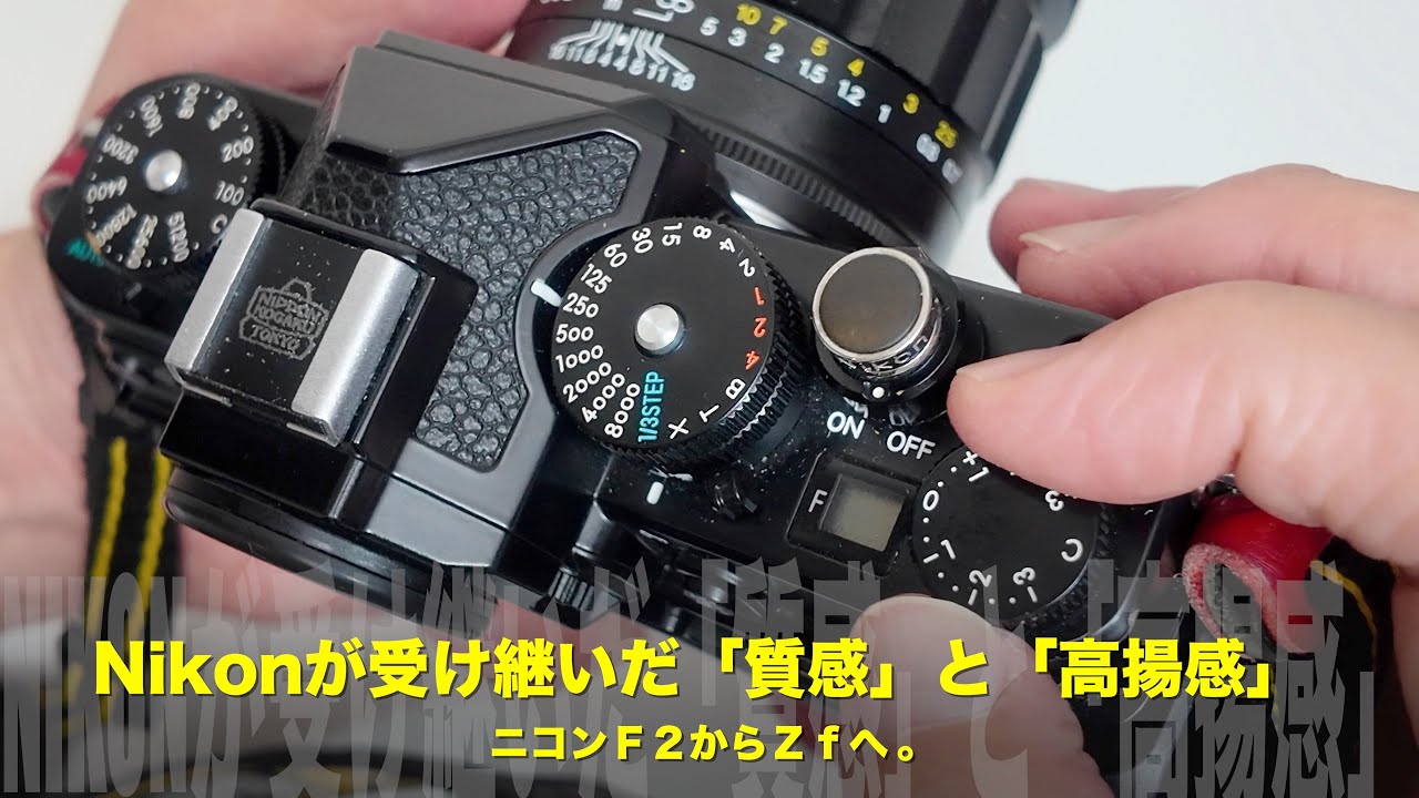 From the F2 to the Nikon Zf. The 
