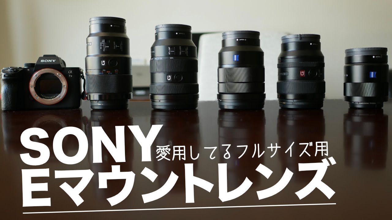 ソニーEマウント用レンズ】全部神！愛用してるソニーEマウント 純正