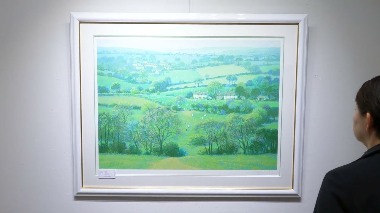 笹倉鉄平 デヴォン インテリア 絵画 風景画 イングランド南西部 田園