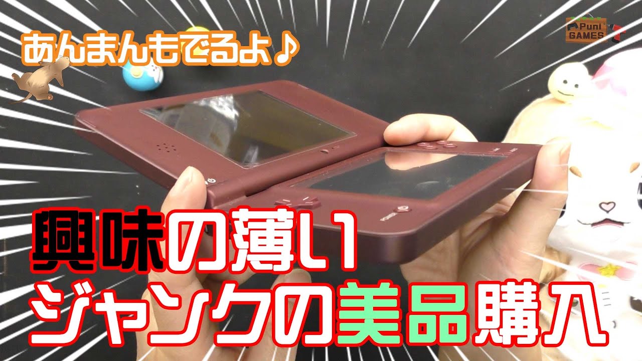 ジャンク品】あまり興味ががないのですが・・・DSiLLがジャンクで