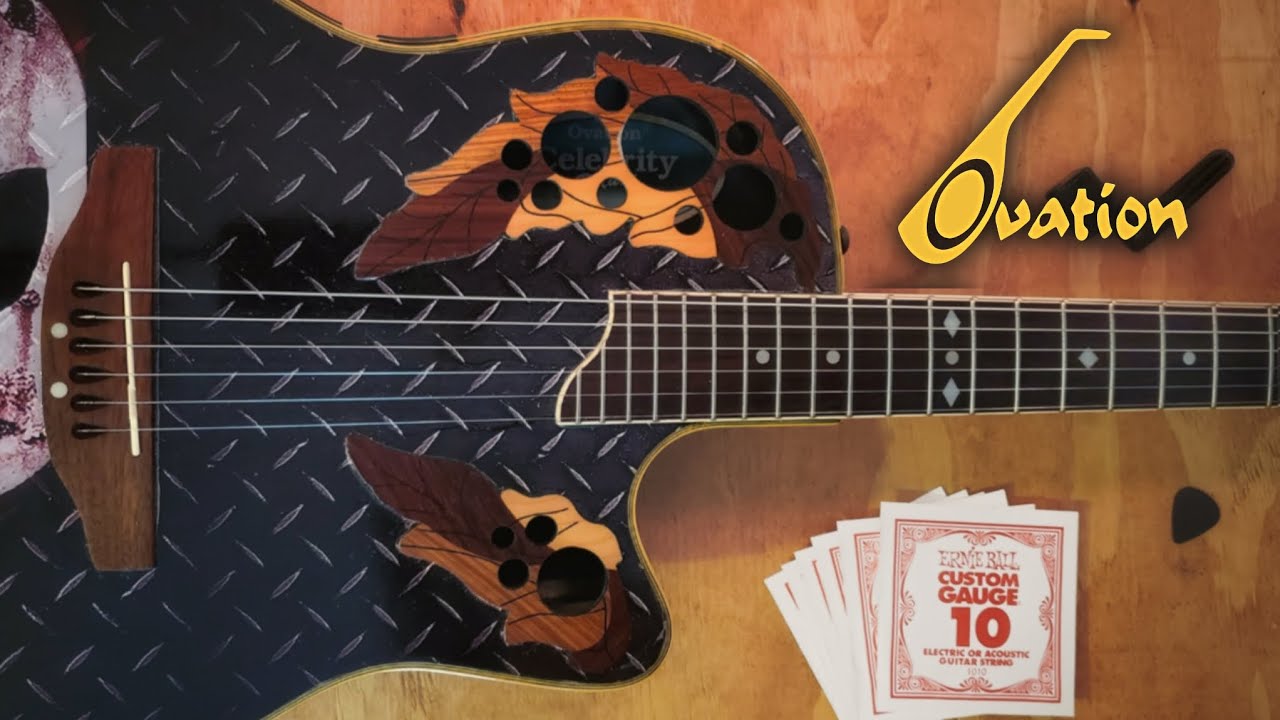 Ovation Celebrity CC-28 純正ハードケース付！ No315 - YouTube