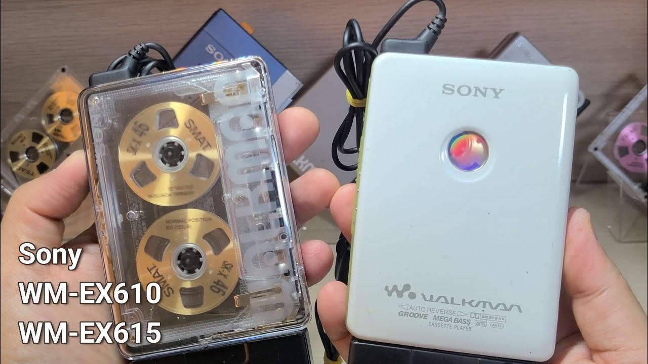 SONY WM-EX610 WM-EX615 Cassette Player Walkman - YouTube