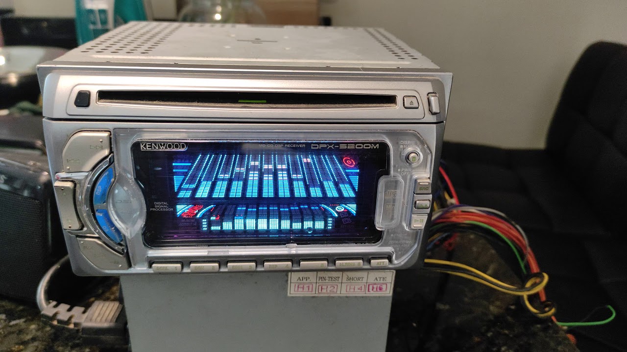 2 Din Kenwood DPX 5200M CD e MD OLD SCHOOL - YouTube