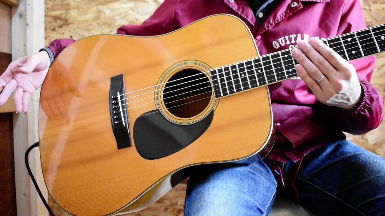 Sヤイリ YD-304 希少バック2Pハカランダ 1977年製 ☆ハードケース付 S