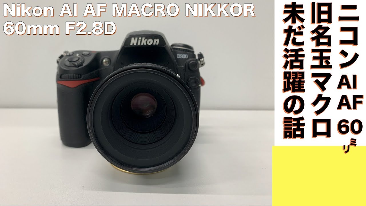 デジタルカメラ/マクロレンズ】Nikon AI AF MACRO NIKKOR 60mm F2.8D