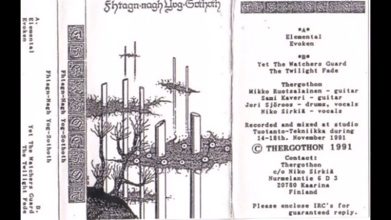 Thergothon - Fhtagn-nagh Yog-Sothoth (Full Demo) - YouTube
