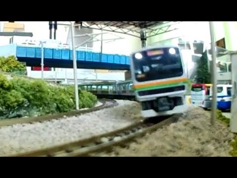 Nゲージ】KATO E231系15両走らせてみた 東海道·湘南新宿ライン 上野