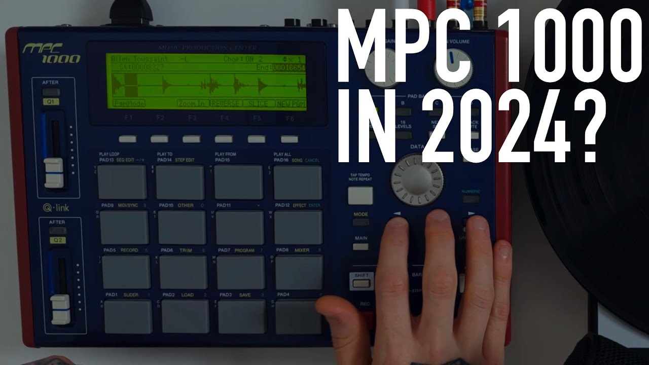 Exploring A 19 Year Old Sampler In 2024 - Akai MPC 1000 JJOS2XL