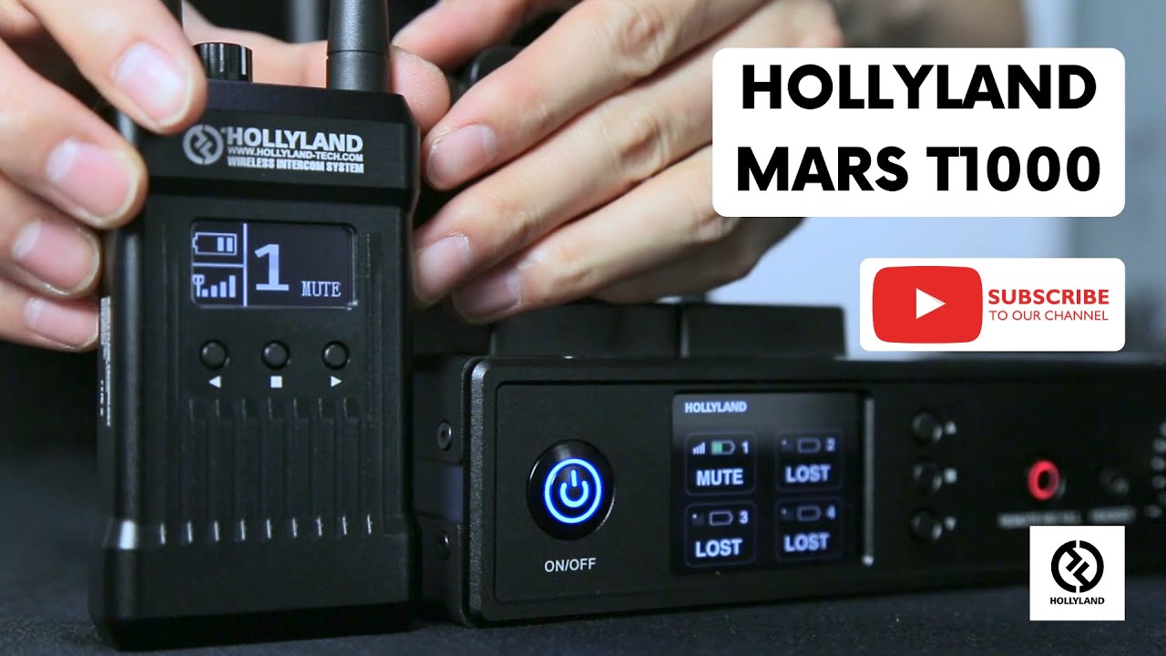 Hollyland Full-Duplex Intercom System with Four MARS T1000 B&H