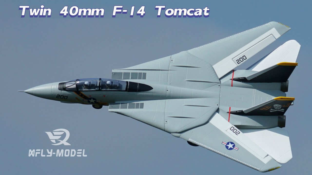 XFly F-14 Tomcat Twin 40mm EDF Jet - YouTube