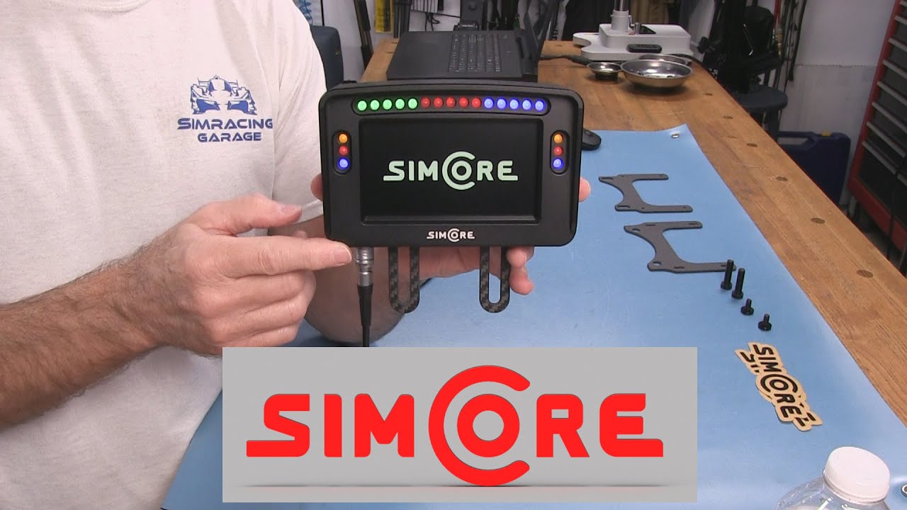 SimCore UD1-J Sim Racing Dashboard Review - YouTube