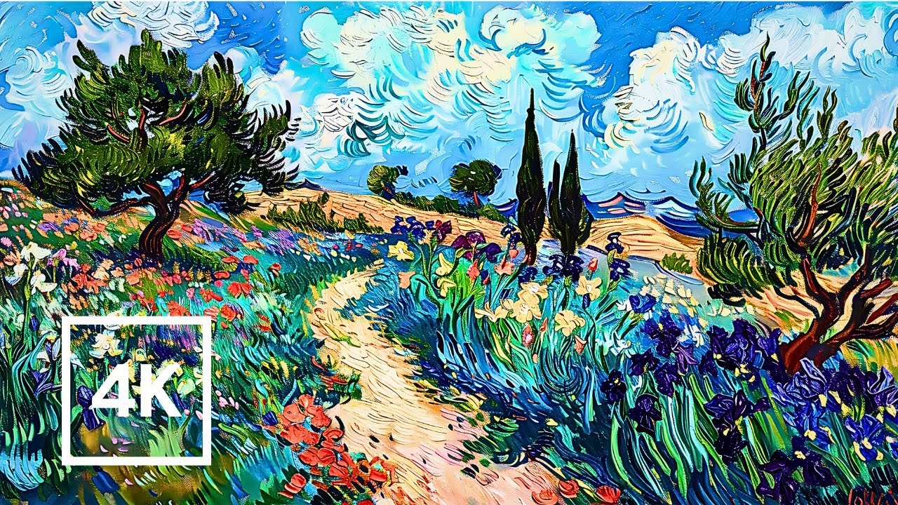 Van Gogh's Flowers: The Floral Symphony on Screen - YouTube