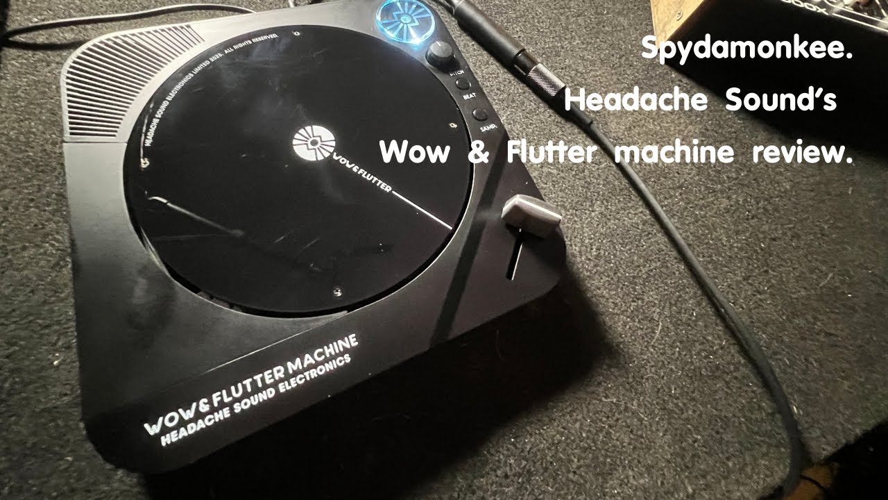 Wow & Flutter machine review. Spydamonkee. - YouTube