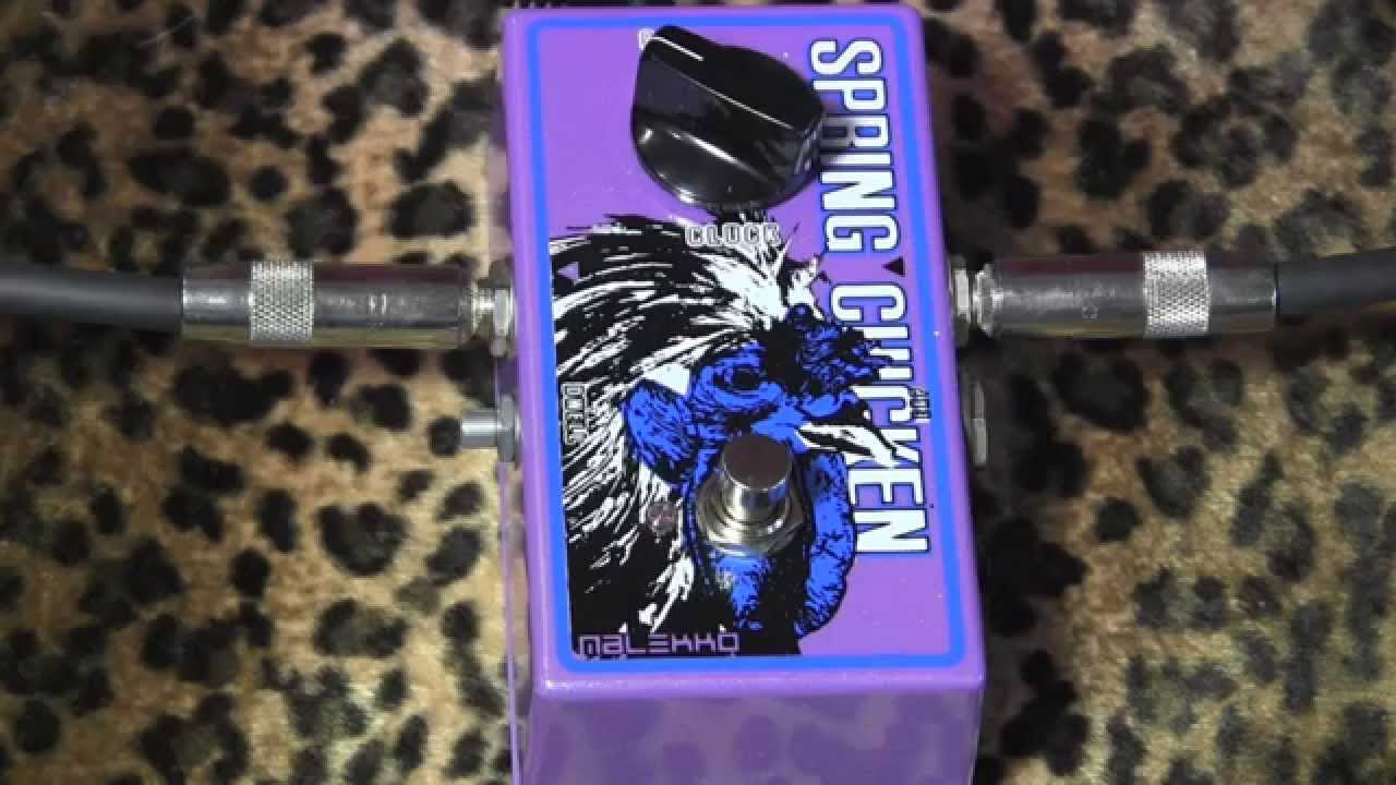Malekko Spring Chicken LTD pedal demo with Kingbee Tele & Dr Z