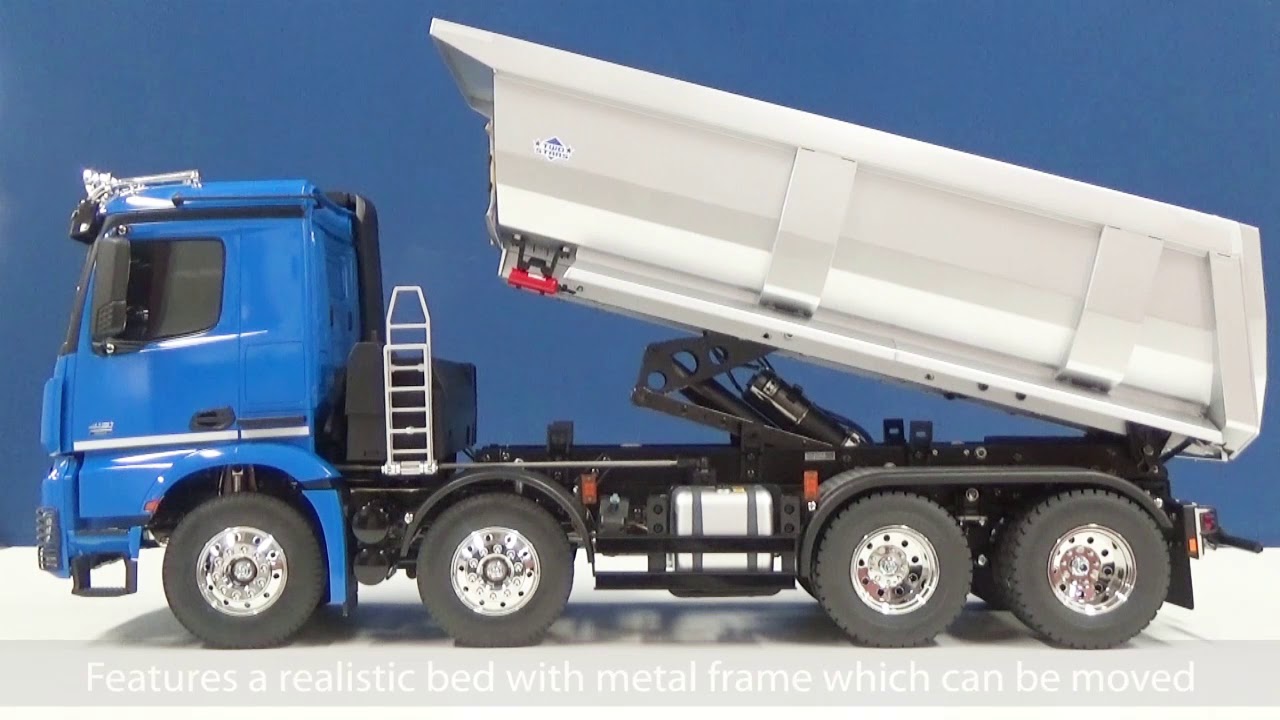 タミヤ、2021年発売のR/Cを一挙公開。ベンツのトラック「Arocs 4151