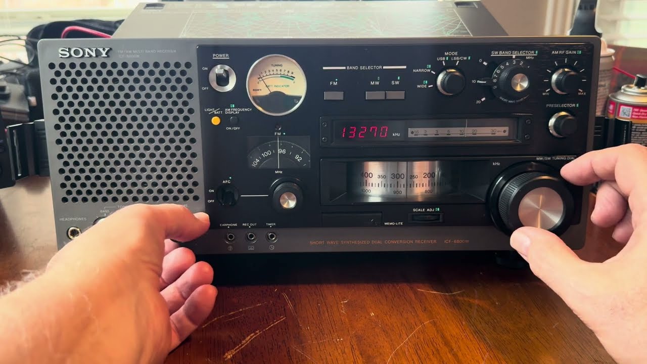 Sony ICF-6800W - Orange - YouTube