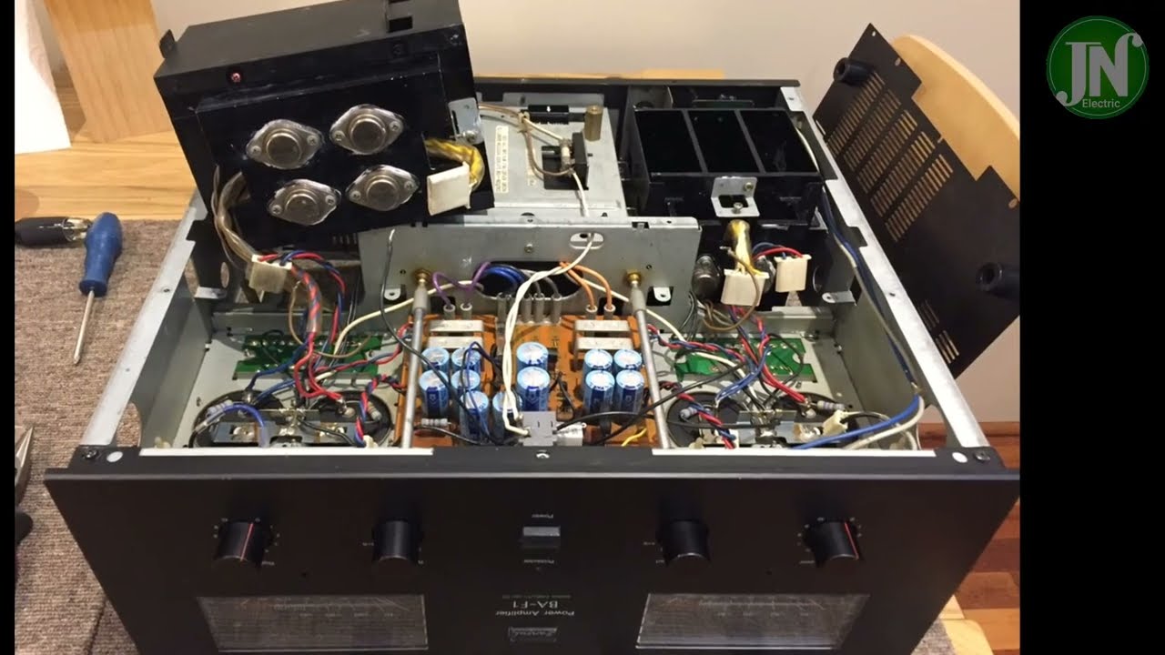 Sansui BA-F1 stereo power amplifier review explained service