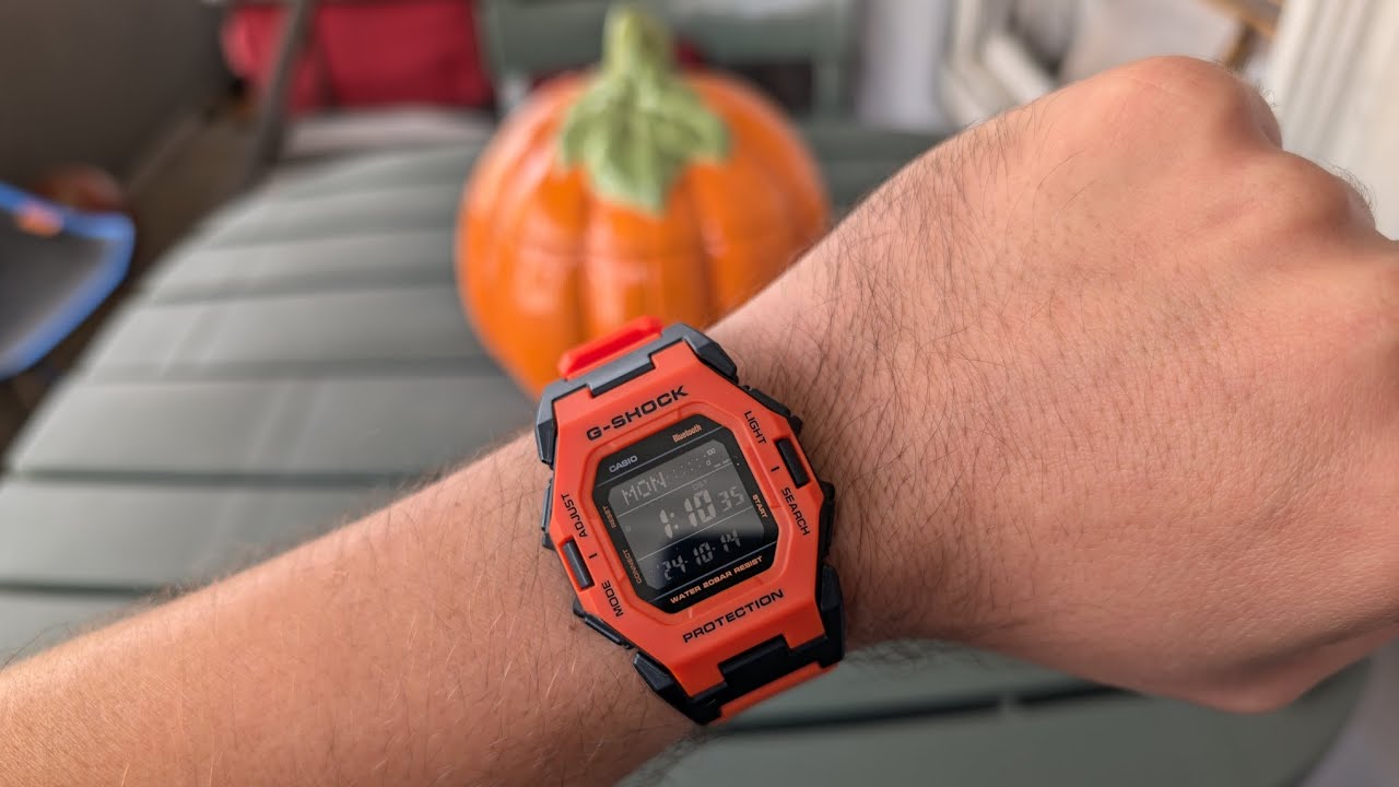 G-Shock Unboxing Orange/Black GD-B500 🎃 Just In Time For