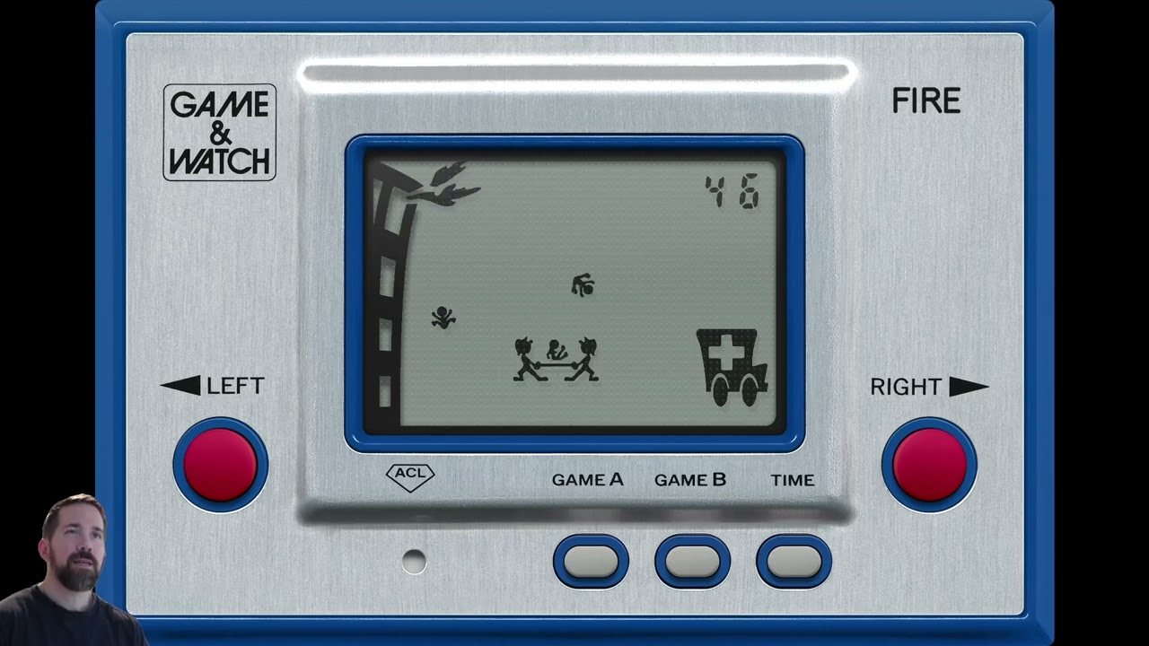 Nintendo Game & Watch: Fire (Silver) MAME Gameplay - YouTube