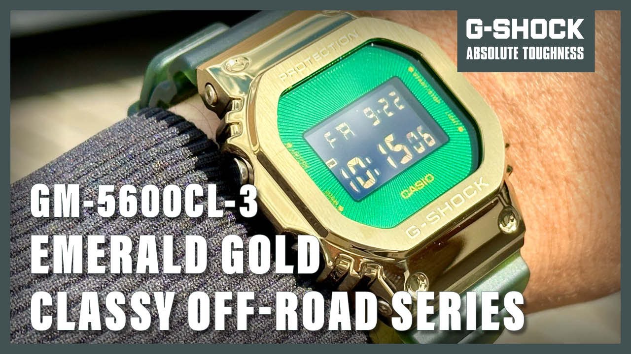 Unboxing The Casio G-Shock GM-5600CL-3 - YouTube