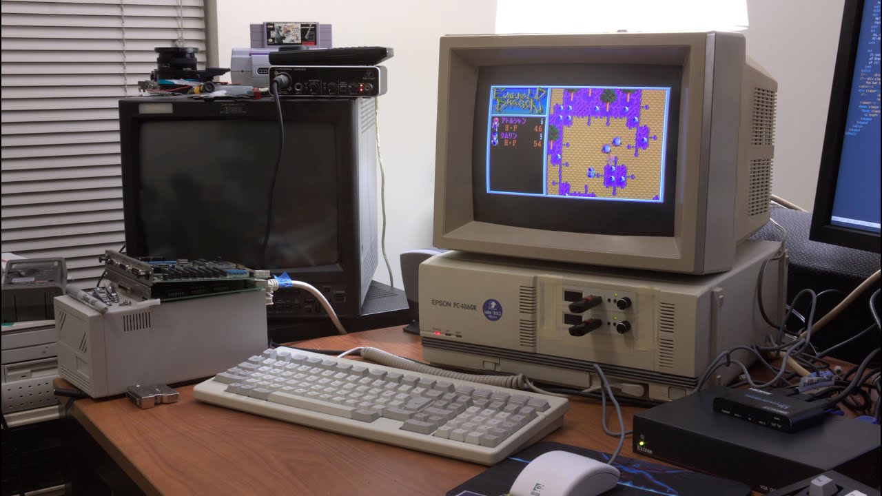 All About the Japanese PC-98: My Epson PC-486GR Experiences (How