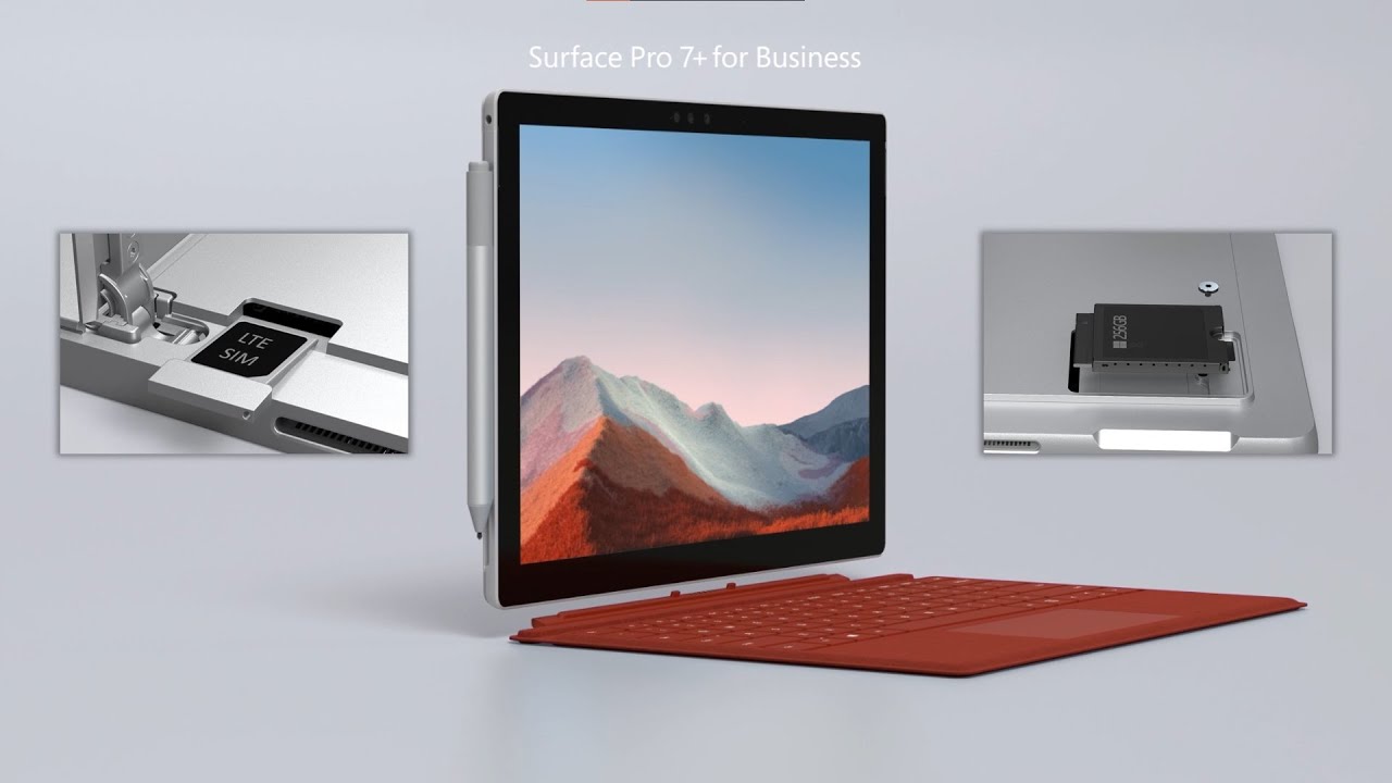 Microsoft Surface Pro 7+ with LTE Advanced | First Look at Design