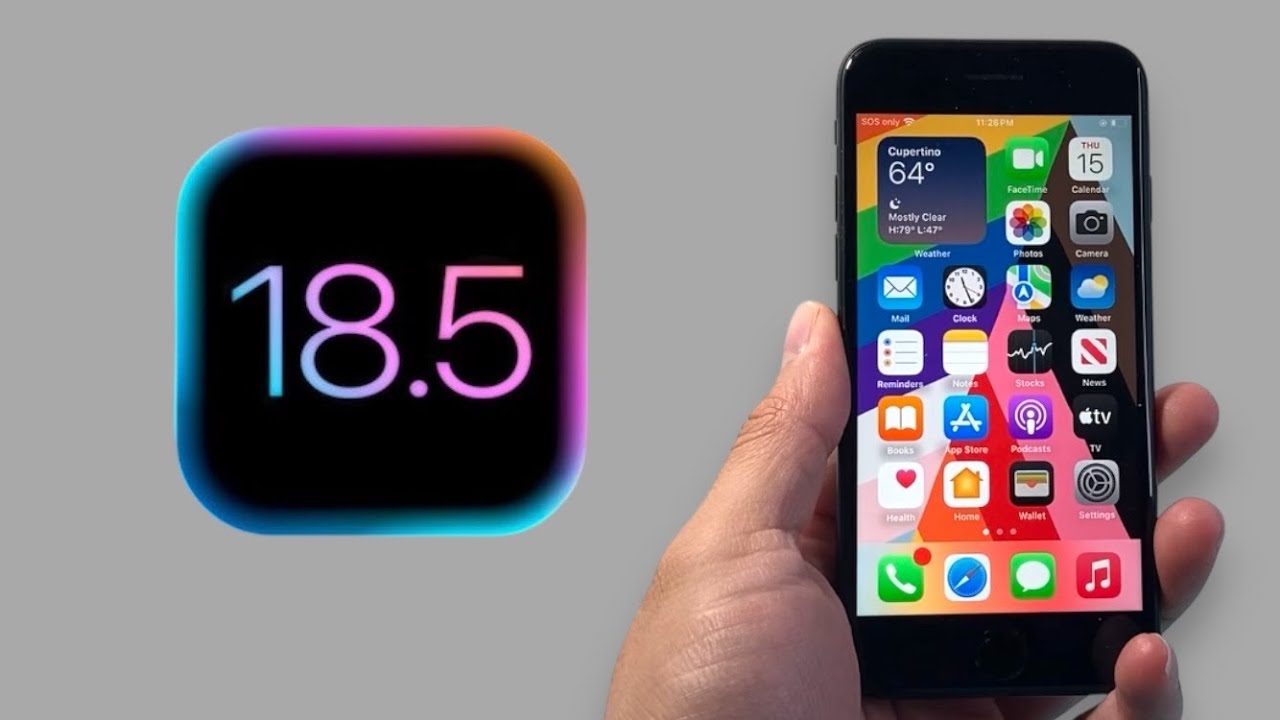 iOS 18.5 on iPhone SE 2nd Gen - YouTube