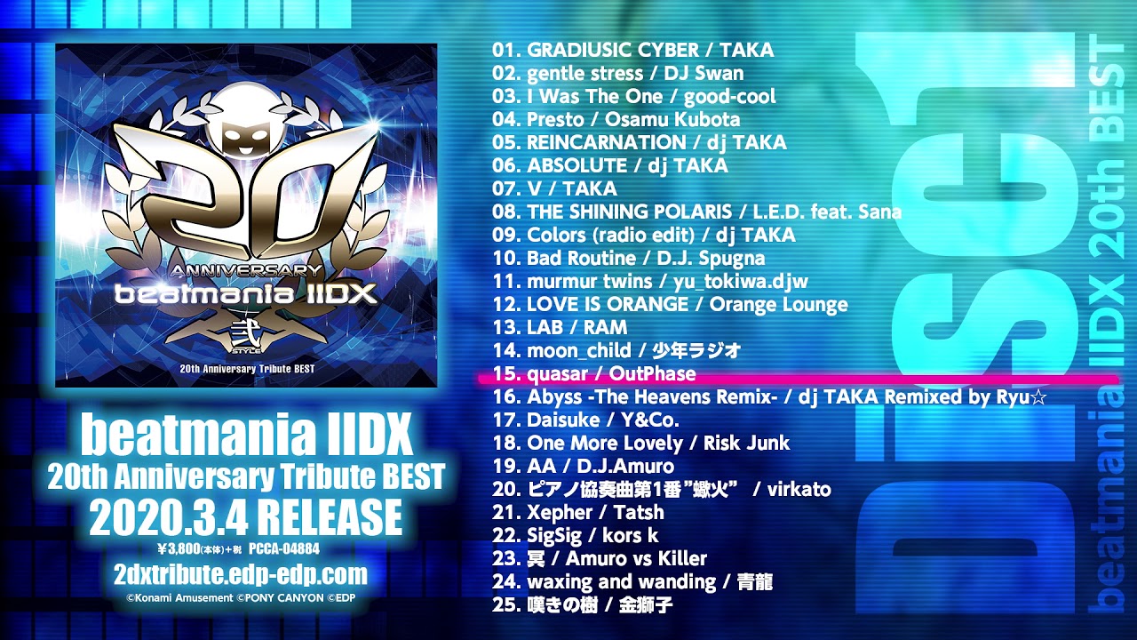 beatmania IIDX 20th Anniversary Tribute BEST