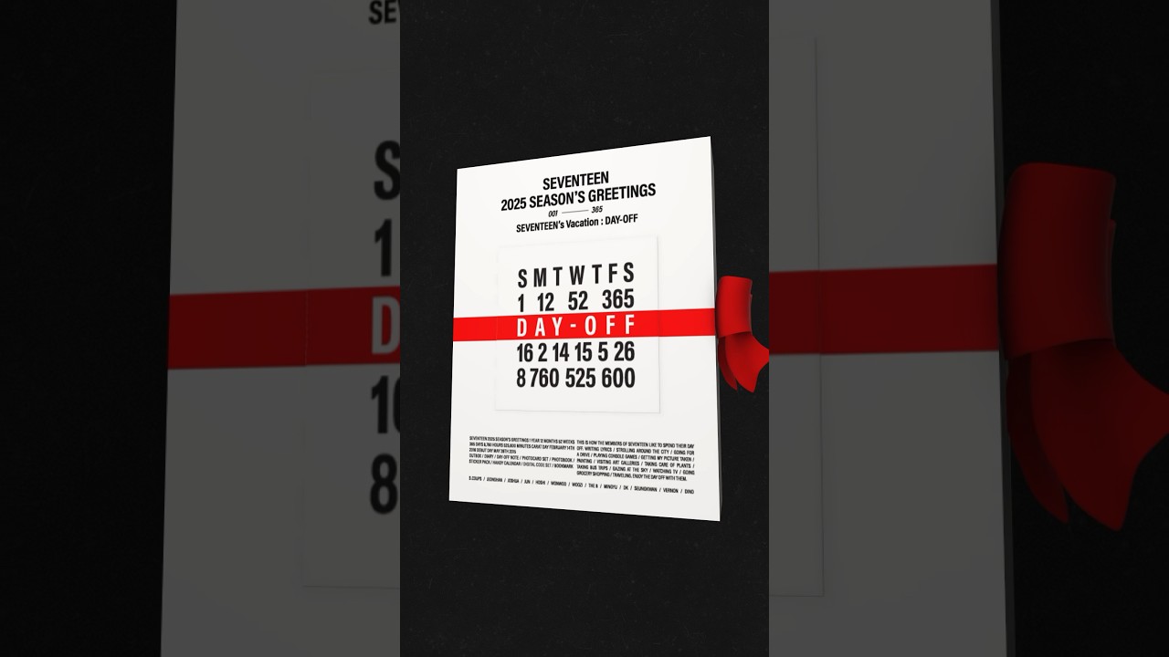 PREVIEW] SEVENTEEN 2025 SEASON'S GREETINGS Teaser - YouTube