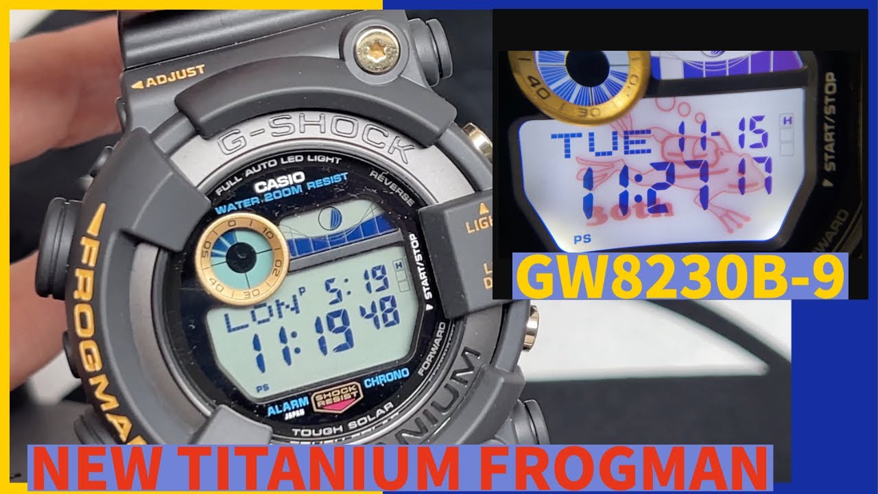 Hands on with the NEW 30th Anniversary Titanium Frogman GW8230B-9A