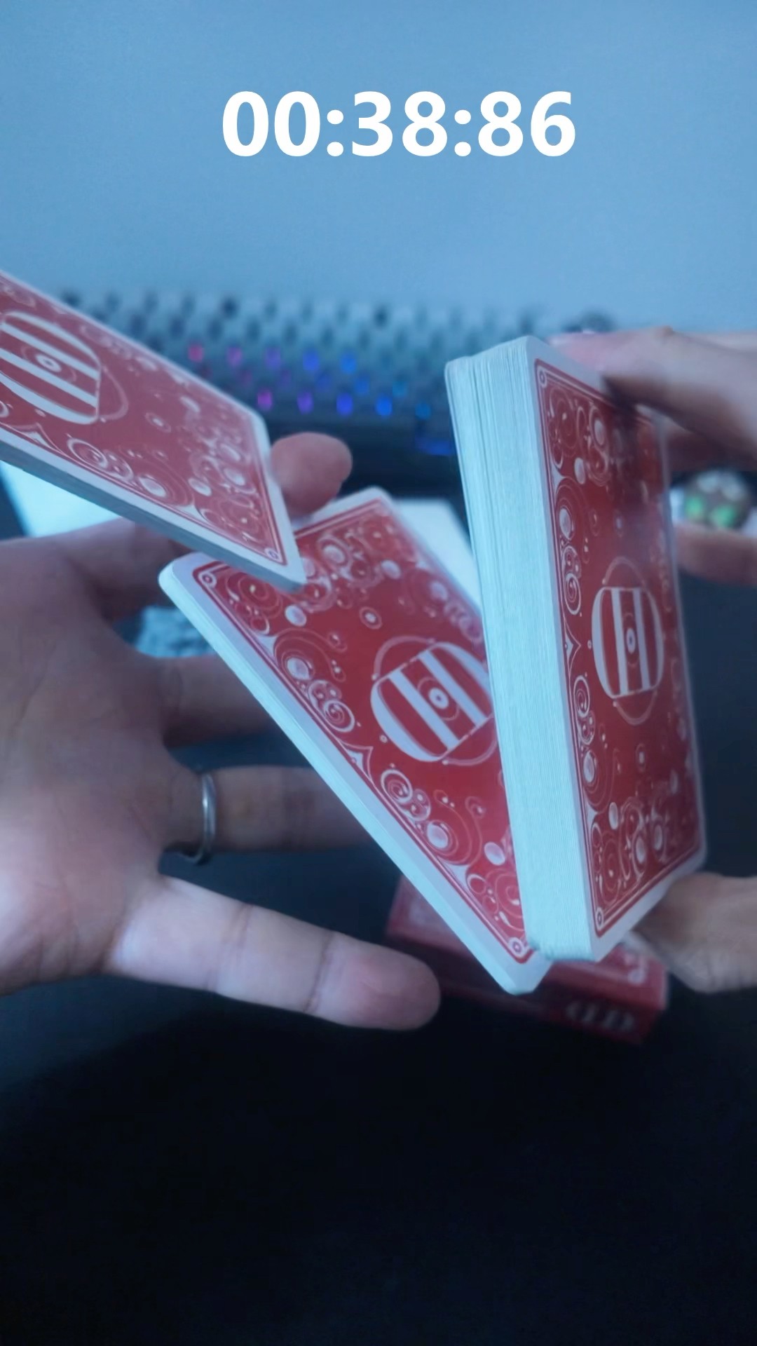 約1分のトランプ遊び4#shorts #カーディストリー #cardistry