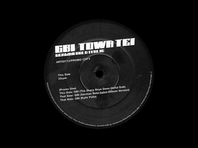 Towa Tei, Kylie Minogue - GBI (The Sharp Boys Deee-Liteful Dub