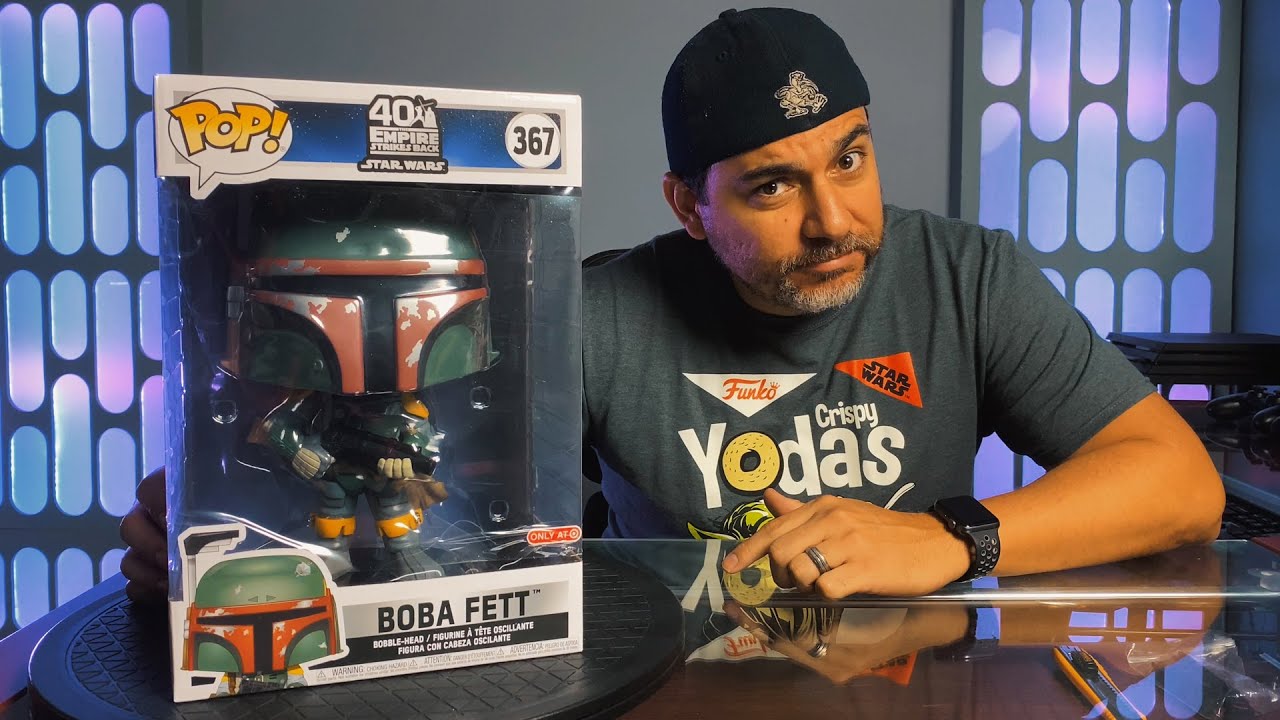 Star Wars Funko Pop Boba Fett 10 Inch Figure UNBOXING Target