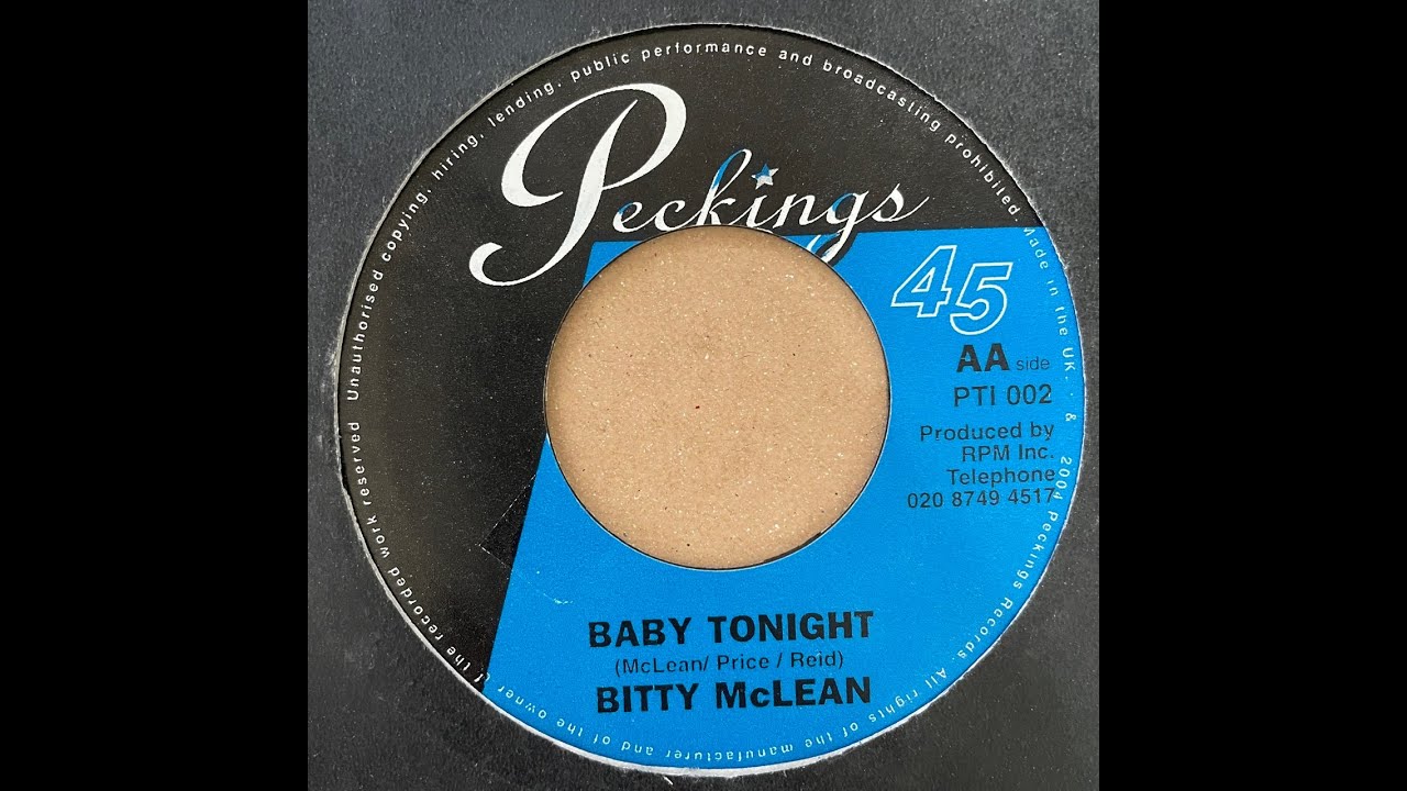Bitty McLean - Baby Tonight 【7-21178】 - YouTube