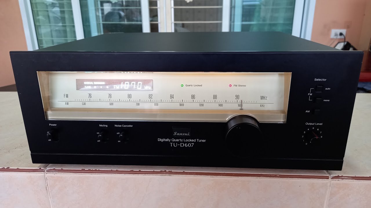 ทดสอบจูนเนอร์วินเทจรุ่นใหญ่ตัวใหญ่สวยคลาสิครับดีรับใวรับชัด SANSUI