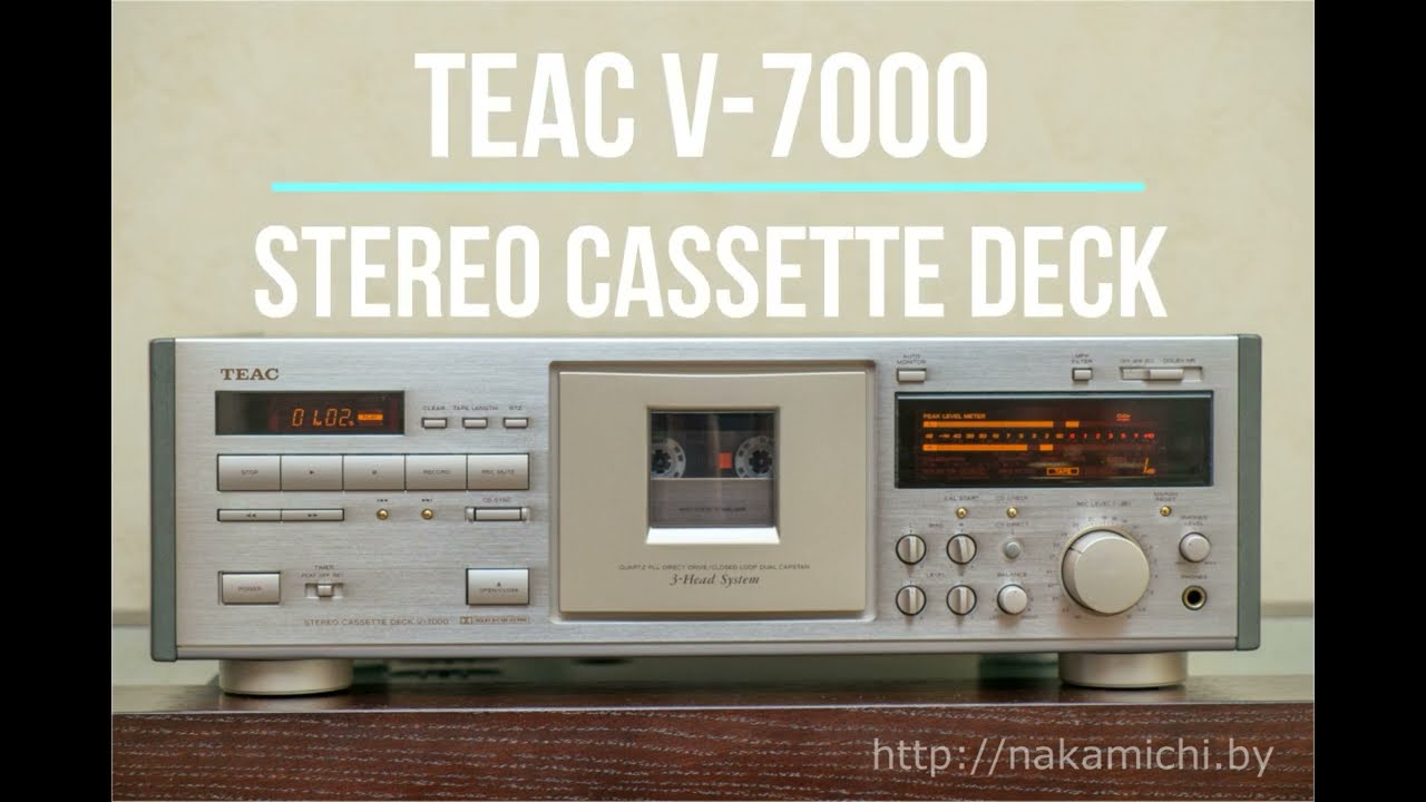 TEAC V-7000 カセットデッキ TEAC V-7000 – Audiolife － Enjoy your