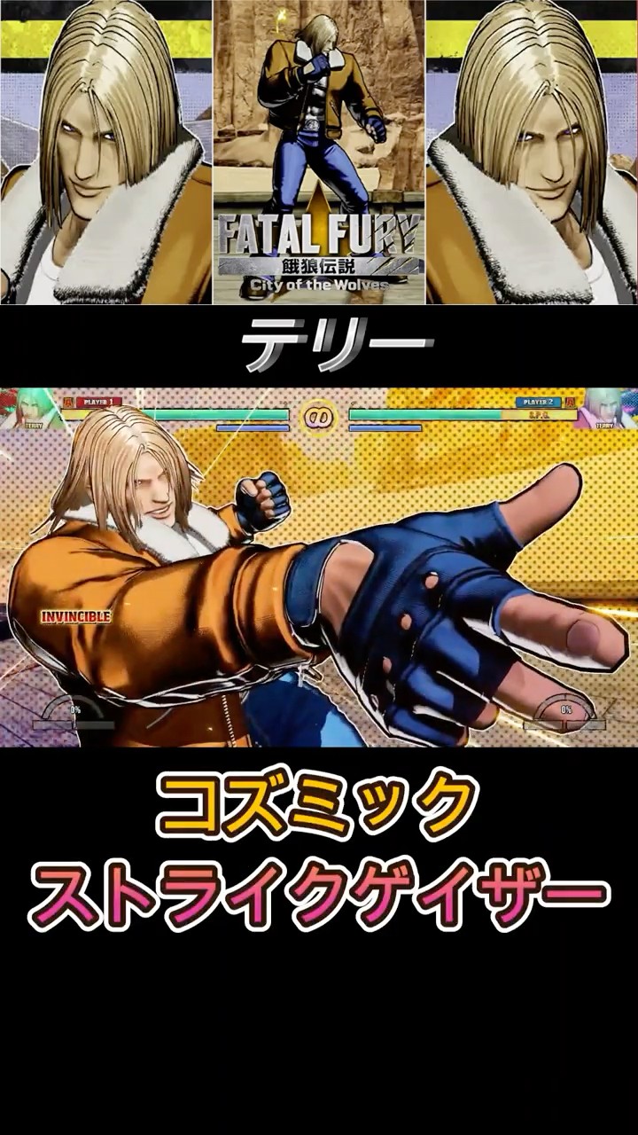 餓狼伝説CotW】テリー必殺技 -TERRY Special Moves-【FATAL FURY City