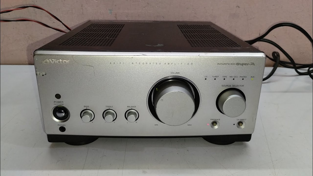 Victor AX-F1 Integrated Amplifier Demo - YouTube