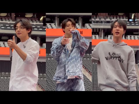 4K] 220416 Go Go 고민보다 Go Soundcheck BTS Fancam Permission to