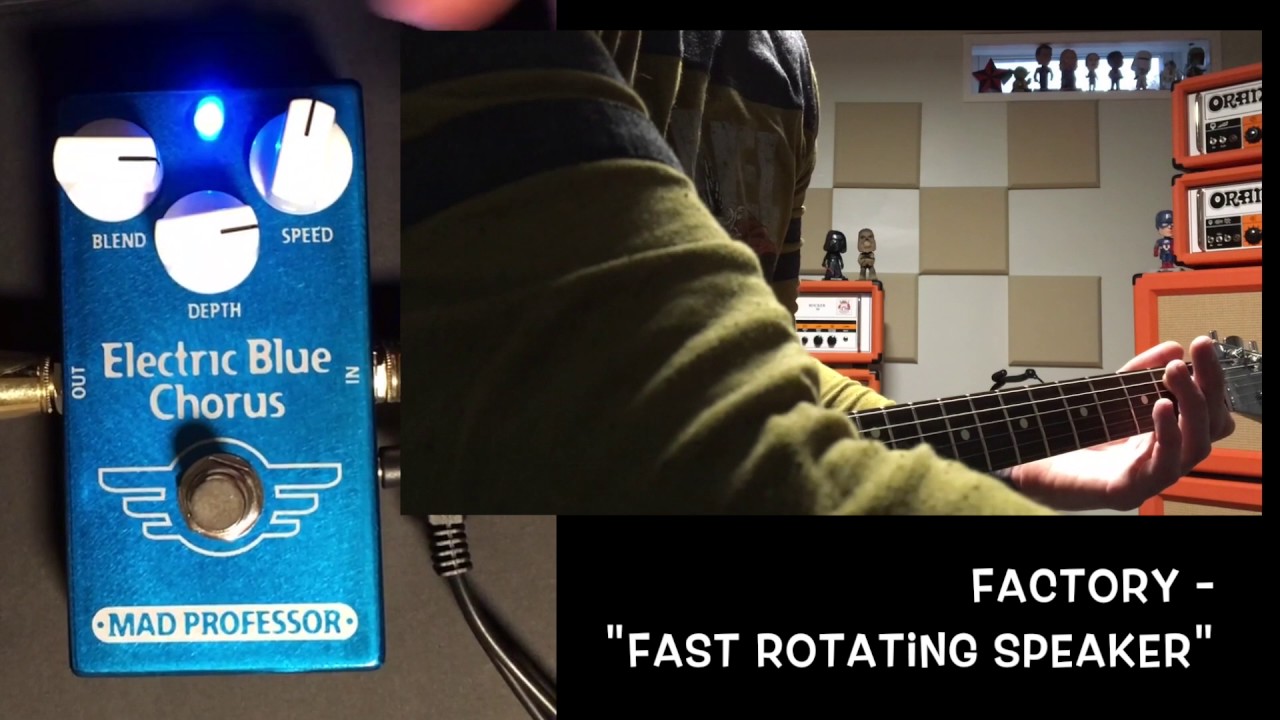 Musikmesse '12 - Mad Professor Electric Blue Chorus Demo - YouTube