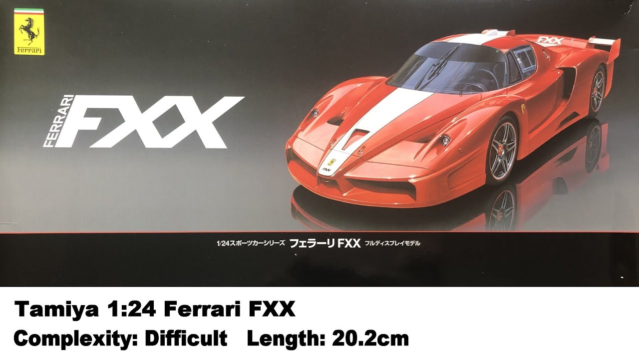 Tamiya 1:24 Ferrari FXX Kit Review - YouTube