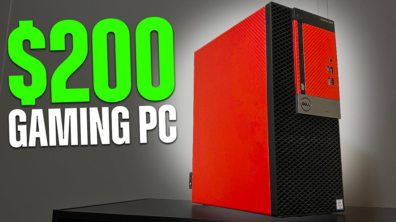 $200 Gaming PC Build in 2025! - Intel i5 6500 + GTX 1050 Ti (w